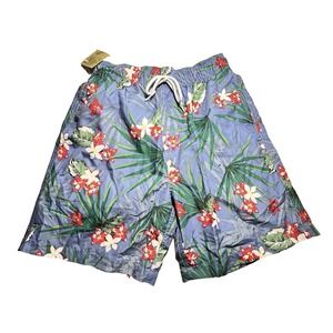 Islander Board Shorts Mens Small Swim Trunks Swimsuit Floral Y2K Dead Stock New‎
